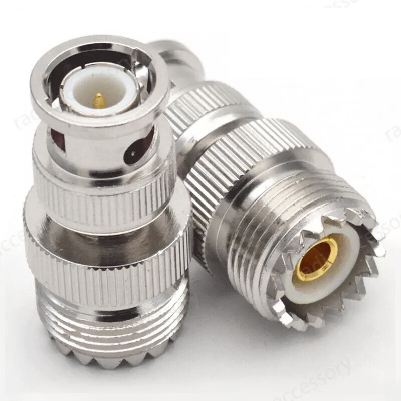 UHF SO239 PL259 BNC SMA Male Female Plug Jack RF Coaxial Adapter Cable Connector