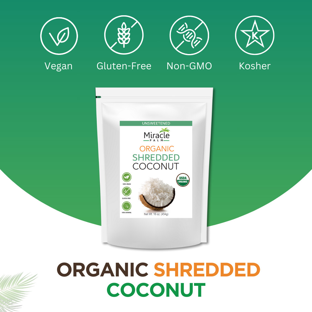 Organic coconut shredded