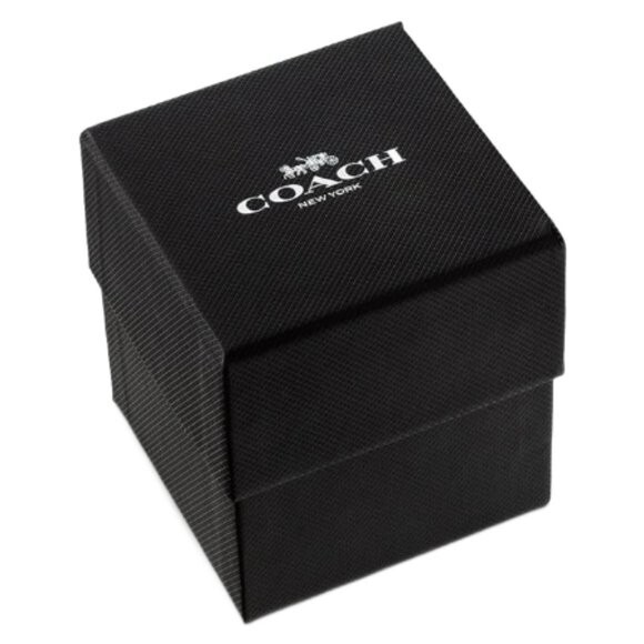 BRAND NEW AUTHENTIC COACH WATCH GIFT BOX INCLUDING WATCH PILLOW & COACH BOOKLET