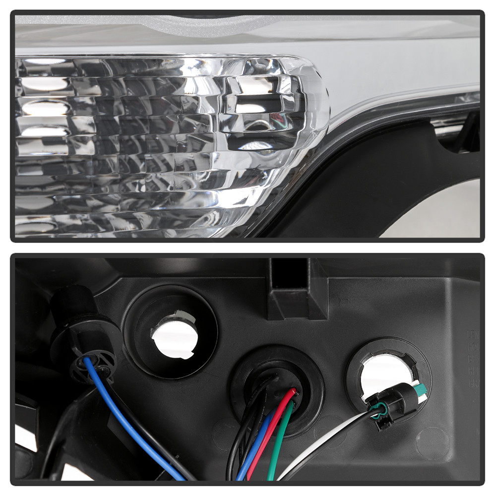 2007-2012 GMC Acadia Projector Headlights Headlamps Replacement Left+Right Set