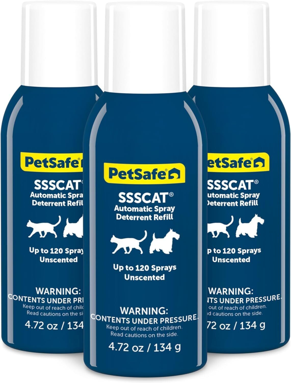 PetSafe SSSCAT Spray Refill Cans 3-Pack For 1st and 2nd Generation - PPD00-17622