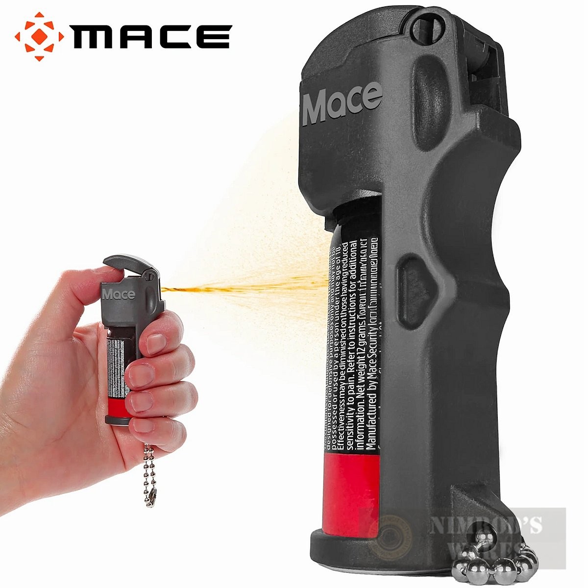 MACE Pocket PEPPER SPRAY 15 Bursts 10 ft. Flip Top Self-Defense 80745 FAST SHIP