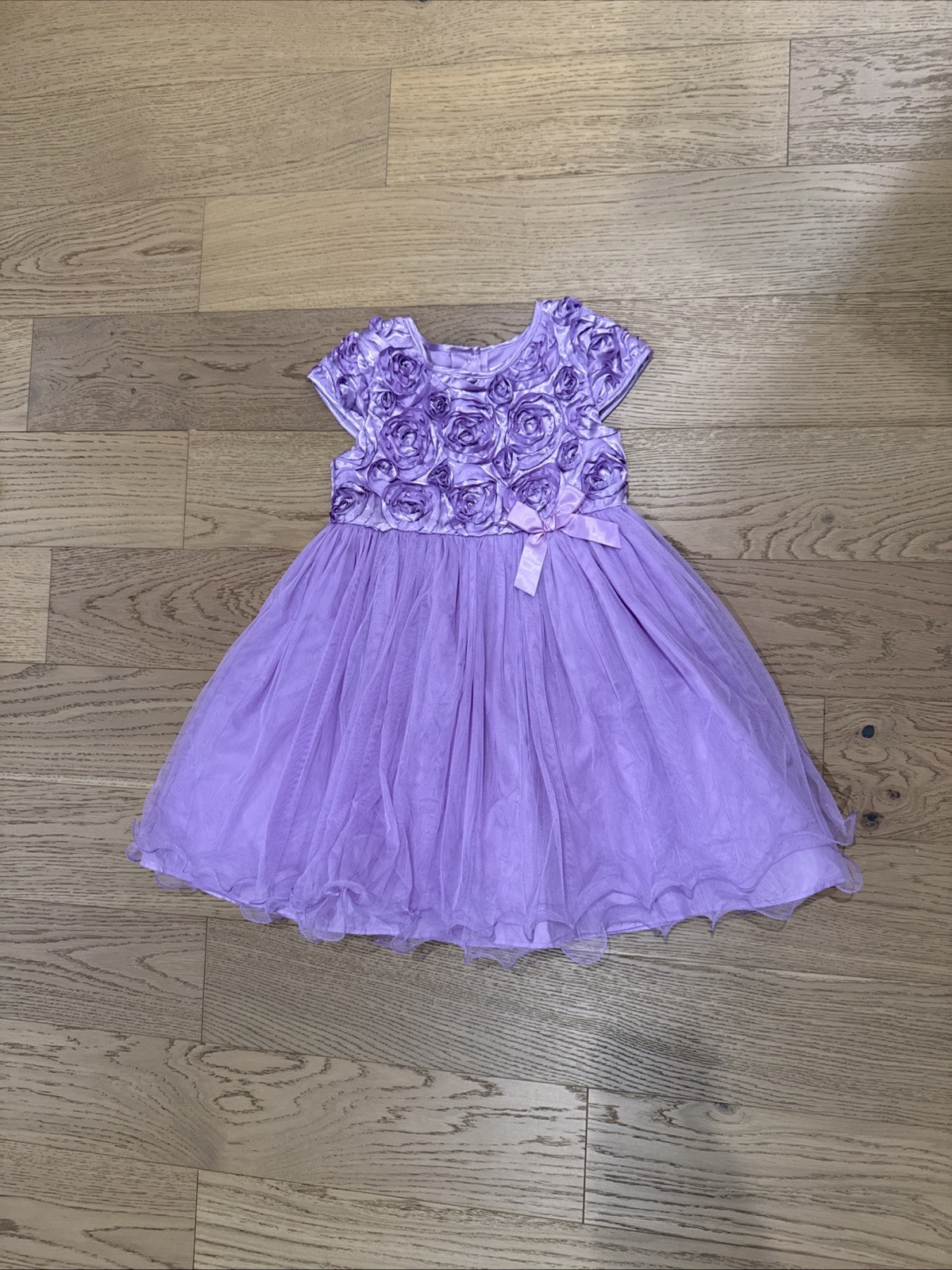 Wonder Nation Lavender Purple Tull Dress Size 5T Girls Summer/Easter Dress