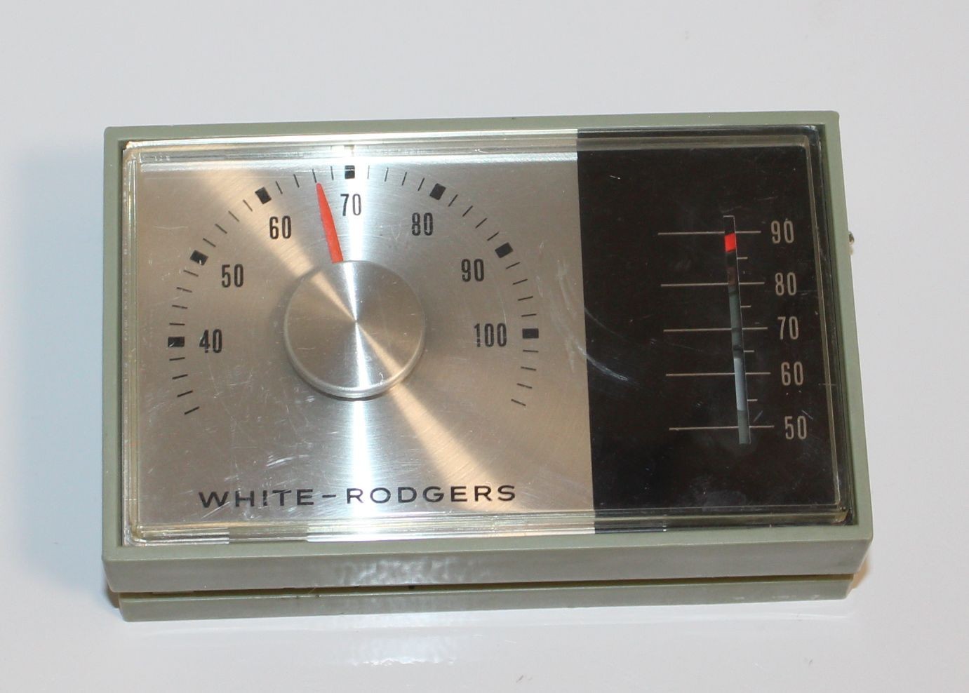 Vintage White-Rodgers Standard Manual Mechanical Thermostat - Free Shipping