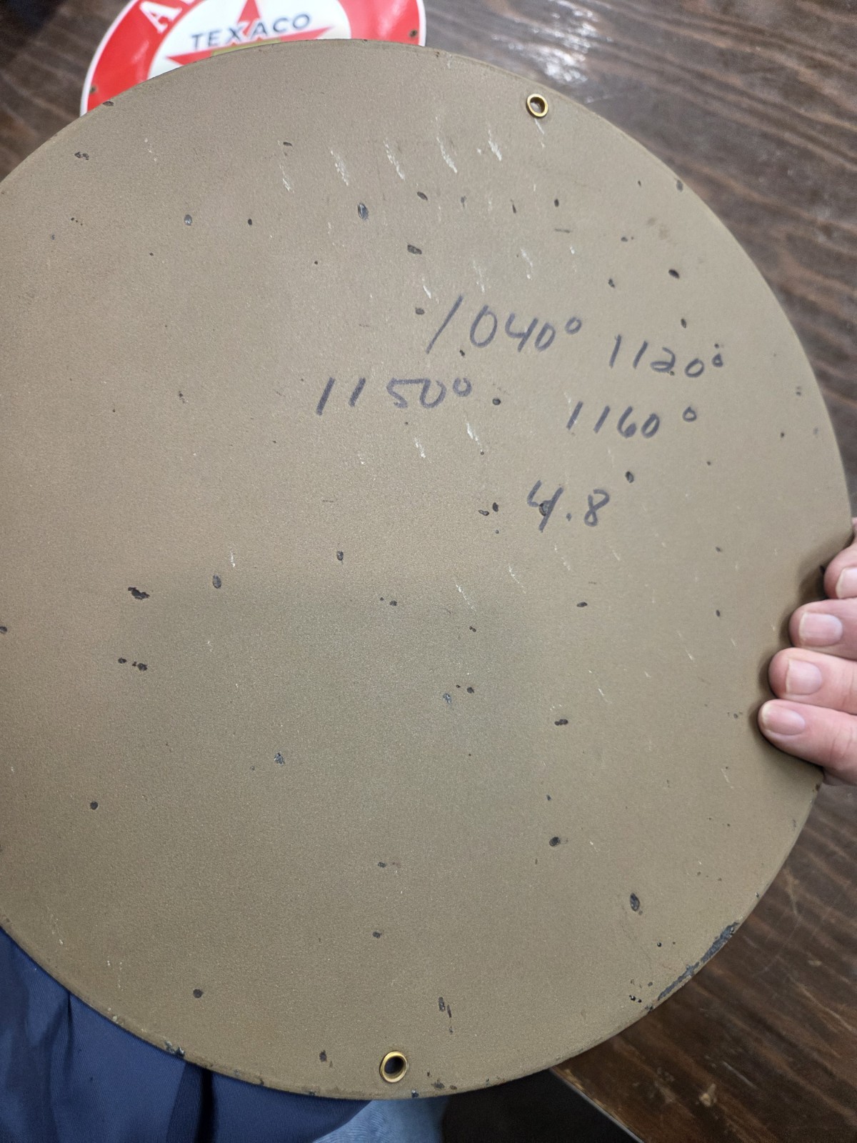 HARLEY DAVIDSON MOTORCYCLES Round PORCELAIN Steel Ande Rooney SIGN