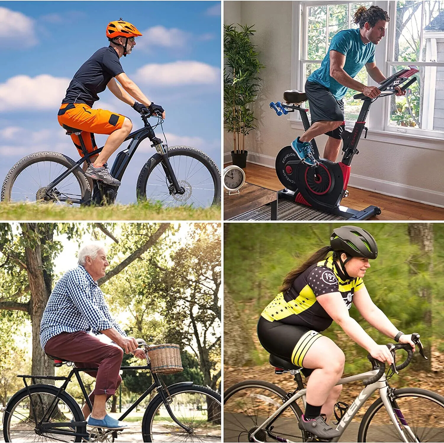 Oversized Bike Seat for Men&Women Comfort, Extra Wide Soft Bicycle Seat Cushion