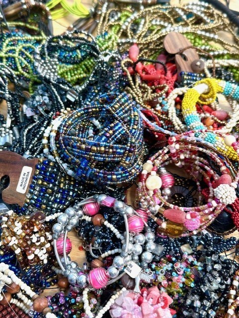 2 Lb LOT CRAFT BROKEN Bead Jewelry Wearable Worn Mixed Metals Tangled Repurpose