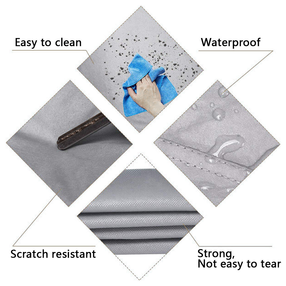 Waterproof Heavy Duty Trailerable Boat Cover Fishing V-Hull Tri-Hull Runabout