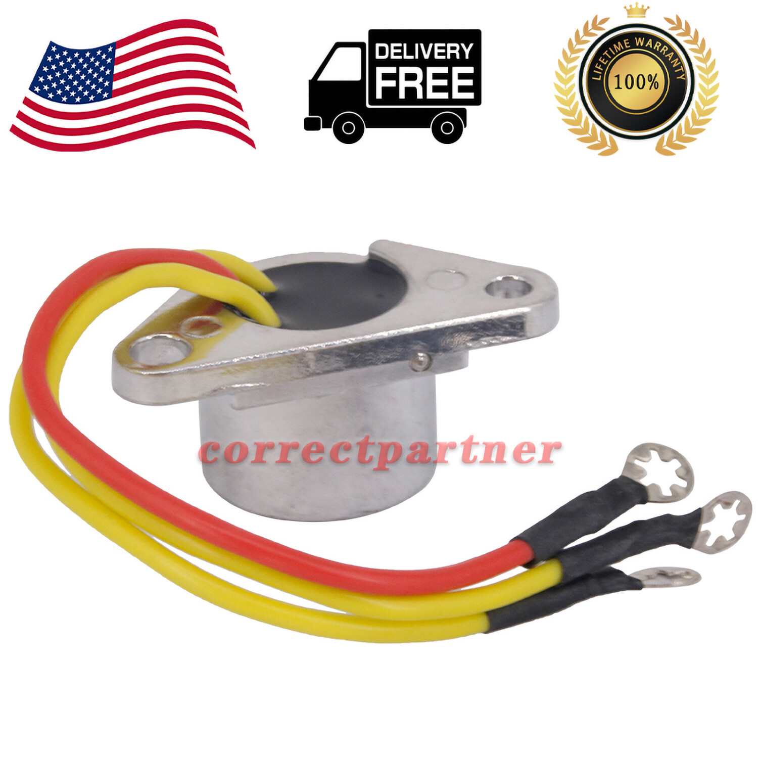 Rectifier For Johnson Evinrude 60-65-70-75-90-100-110-115-140-150hp 3-wires Type