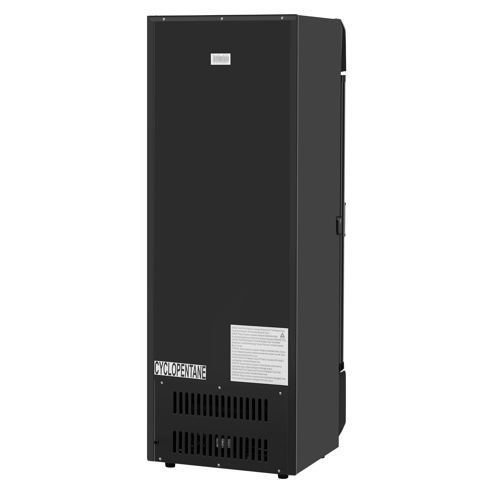 VEVOR Commercial Merchandiser Refrigerator 12.2 CU.FT Glass Door Display