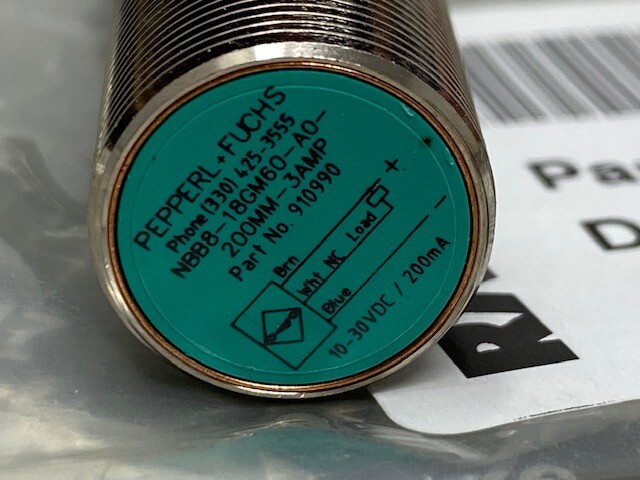 Raymond 1022003/001 Proximity Sensor For Forklift NBB8-18GM60-AO-200MM-3AMP NEW