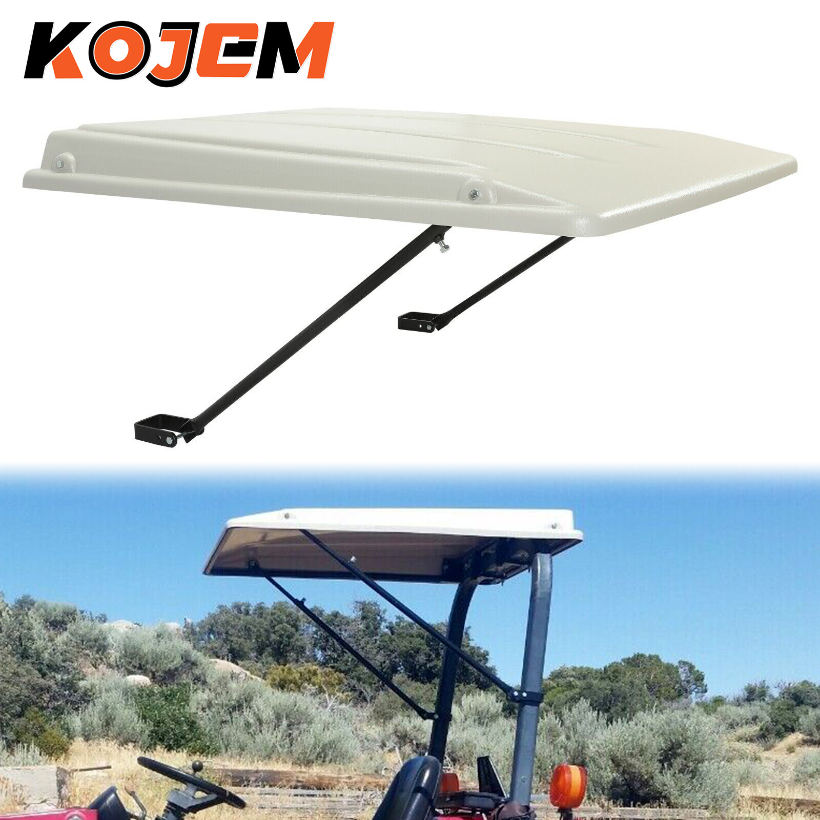 John Deere Universal Tractor Lawn Mower Top Canopy for ROPS