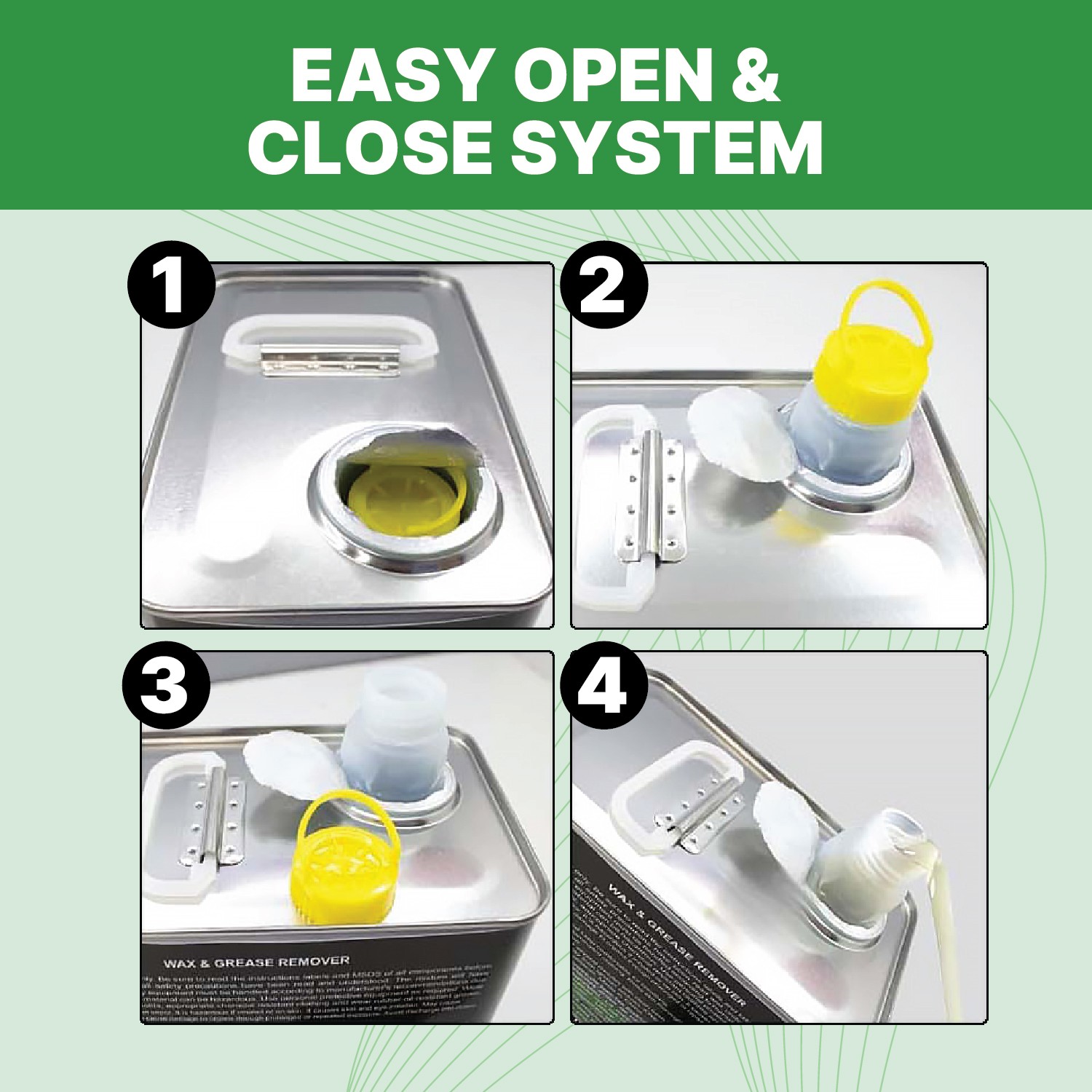 Lauco Wax and Grease Remover 1 Gallon – Multi-Surface Paint Prep Cleaner