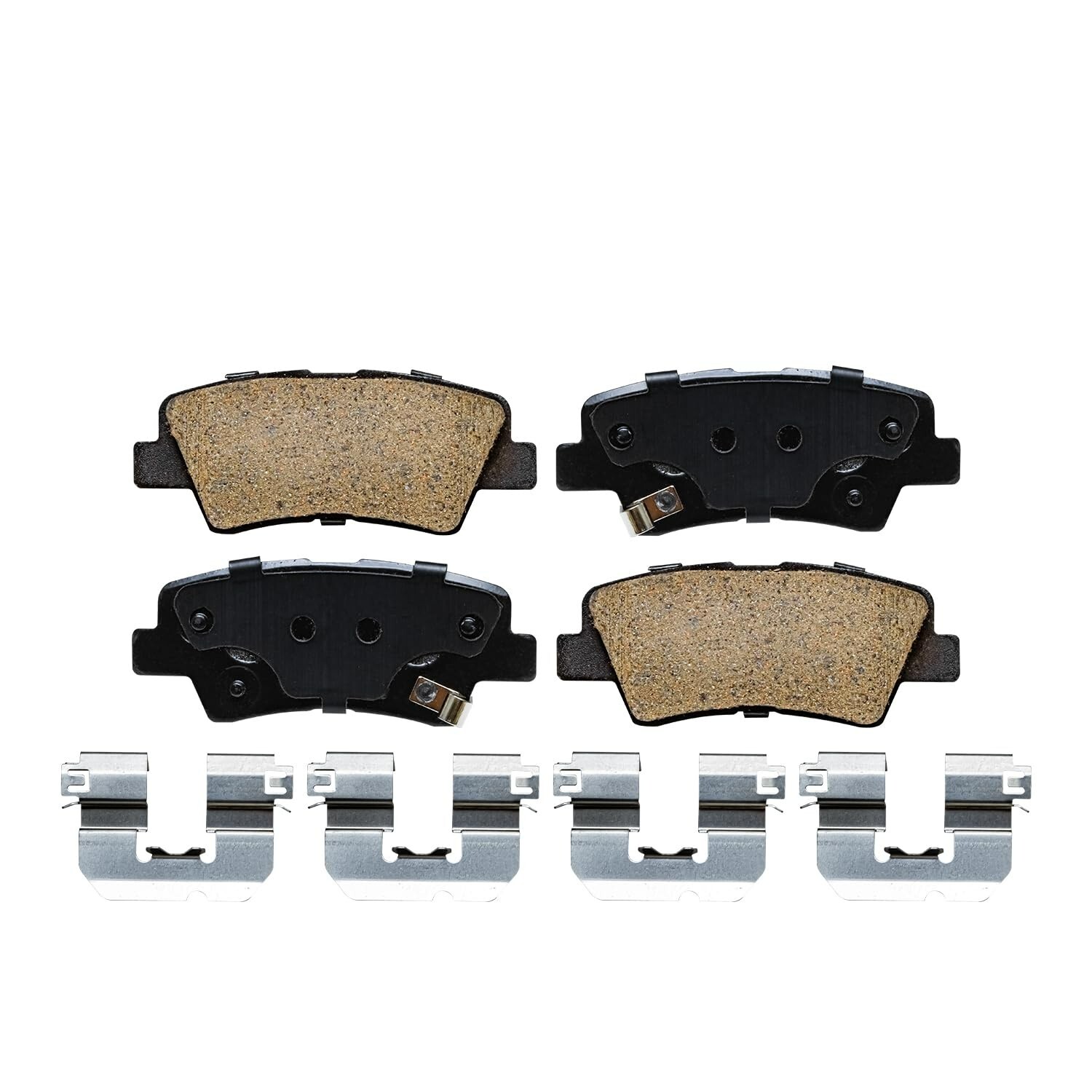 4pc Front Rear Ceramic Brake Pads for 2017 2018-2021 Hyundai Tucson Kia Sportage