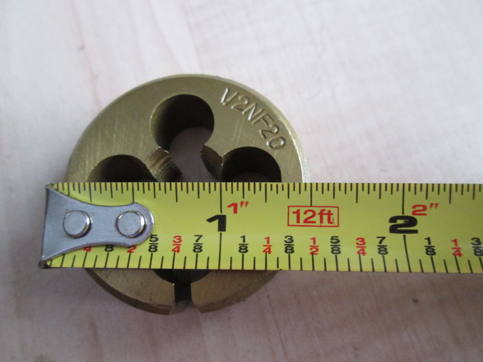 NEW 1/2" 1/2"-20 1/2"-NF20 SAE Die Titanium Nitride Coated HSS Steel #T16HE