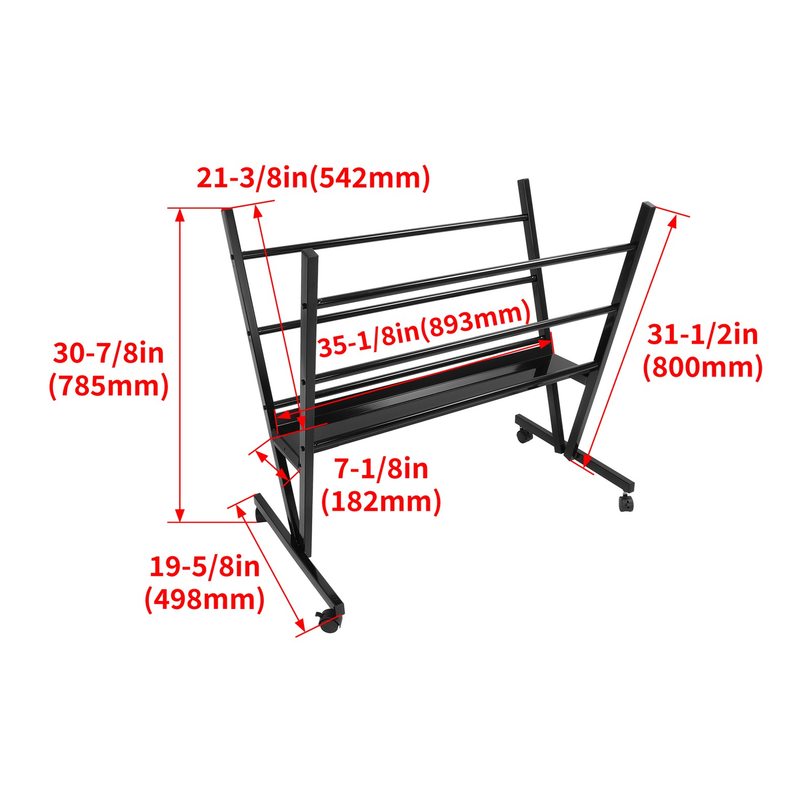 Metal Print Rack, Art Storage Rack, Art Display Stand for Artwork, Posters.