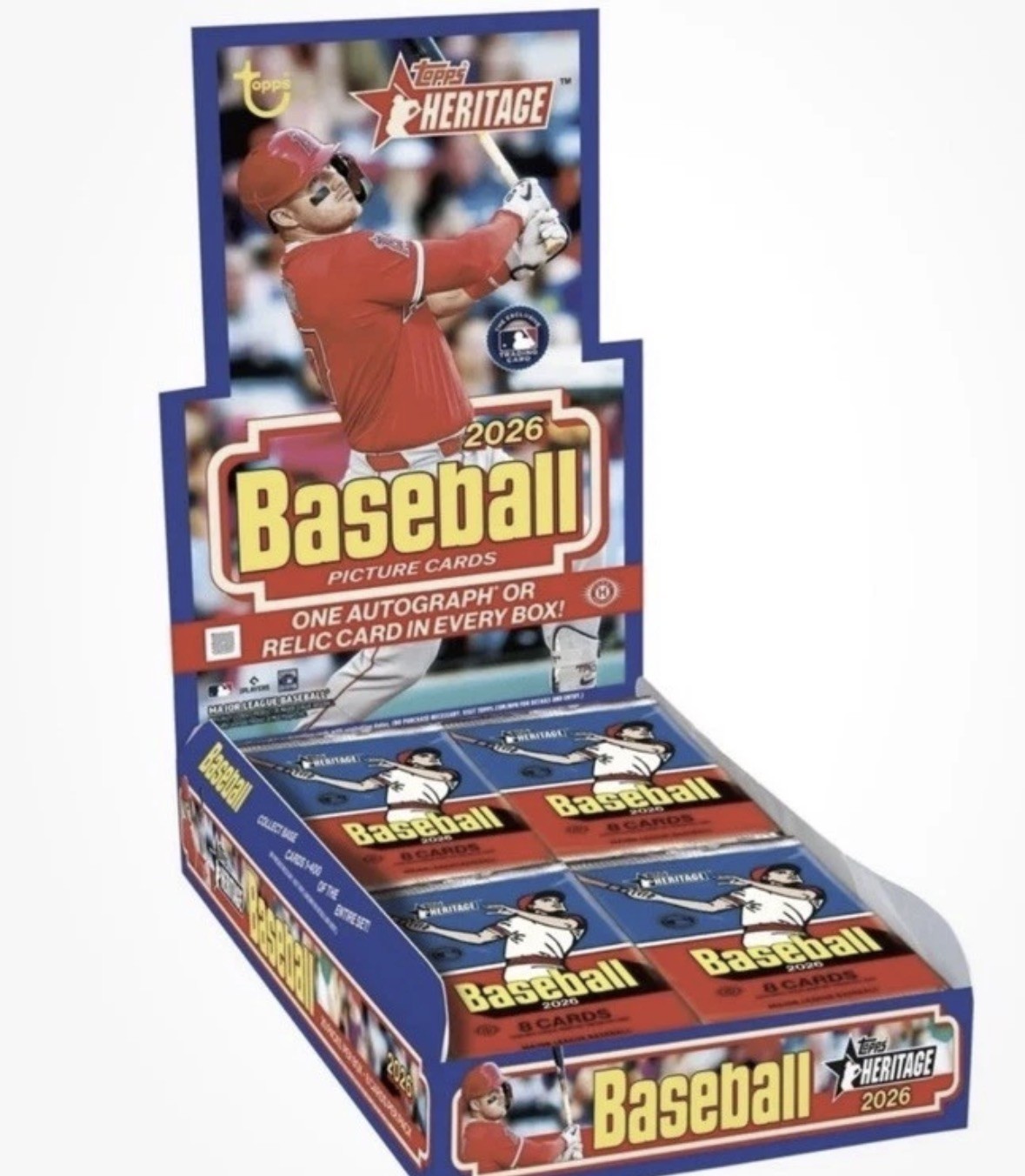 2026 TOPPS HERITAGE BASEBALL COMPLETE SET #1-400 PRESALE - RELEASES 3/18