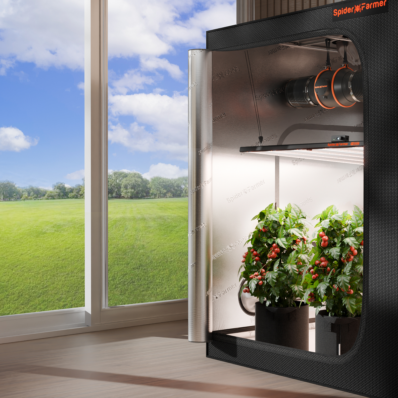 Spider Farmer Smart G8600 LED Grow Light Full Spectrum Commercial Plant VegBloom