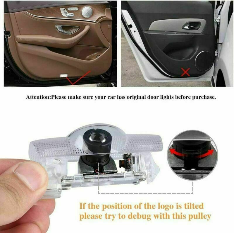 LED Door Courtesy Light Shadow Laser Projector for Lexus ES IS LS LX RX GX Lot