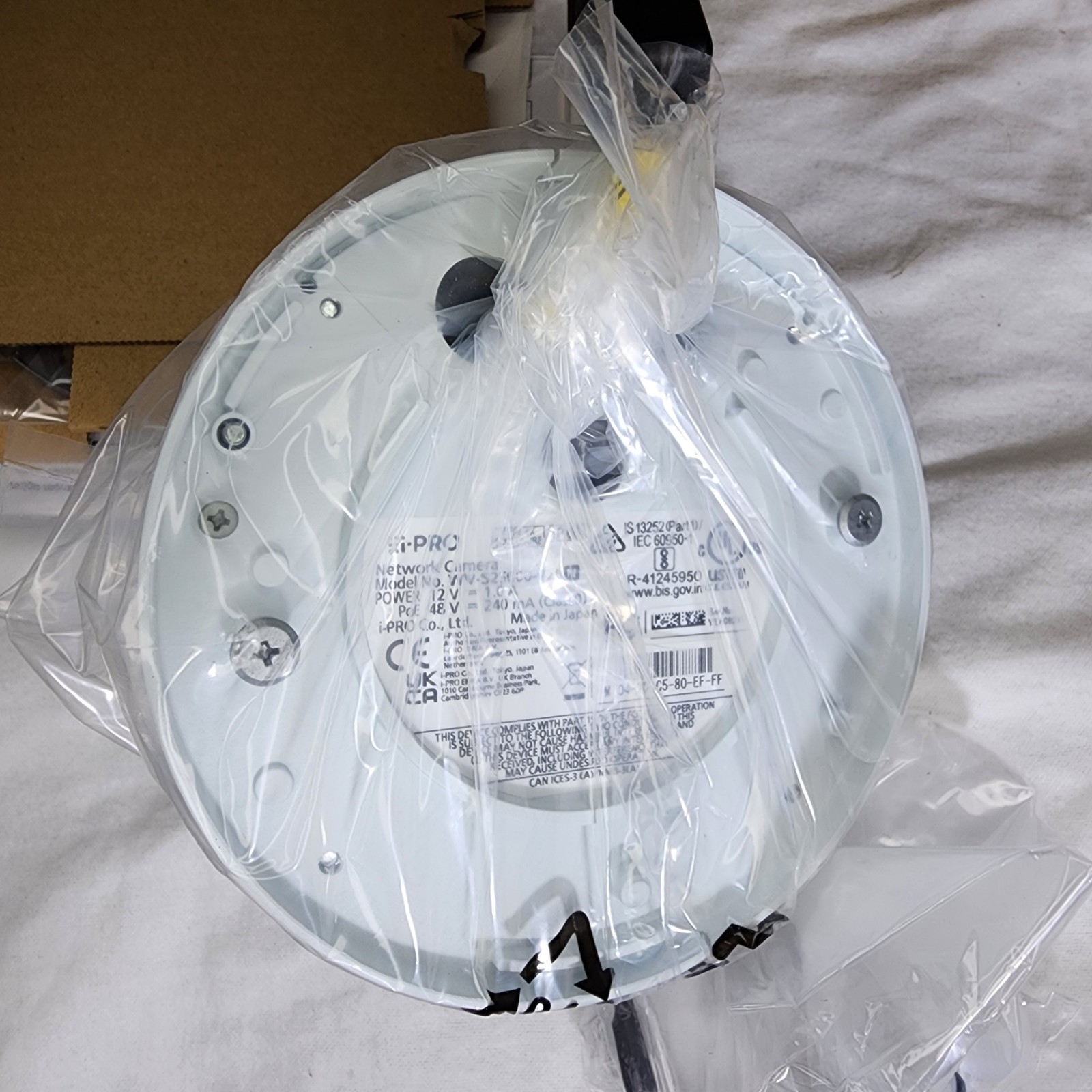 i-Pro S-series 6MP High Res Network Camera w/ AI Engine WV-S25600-V2LN