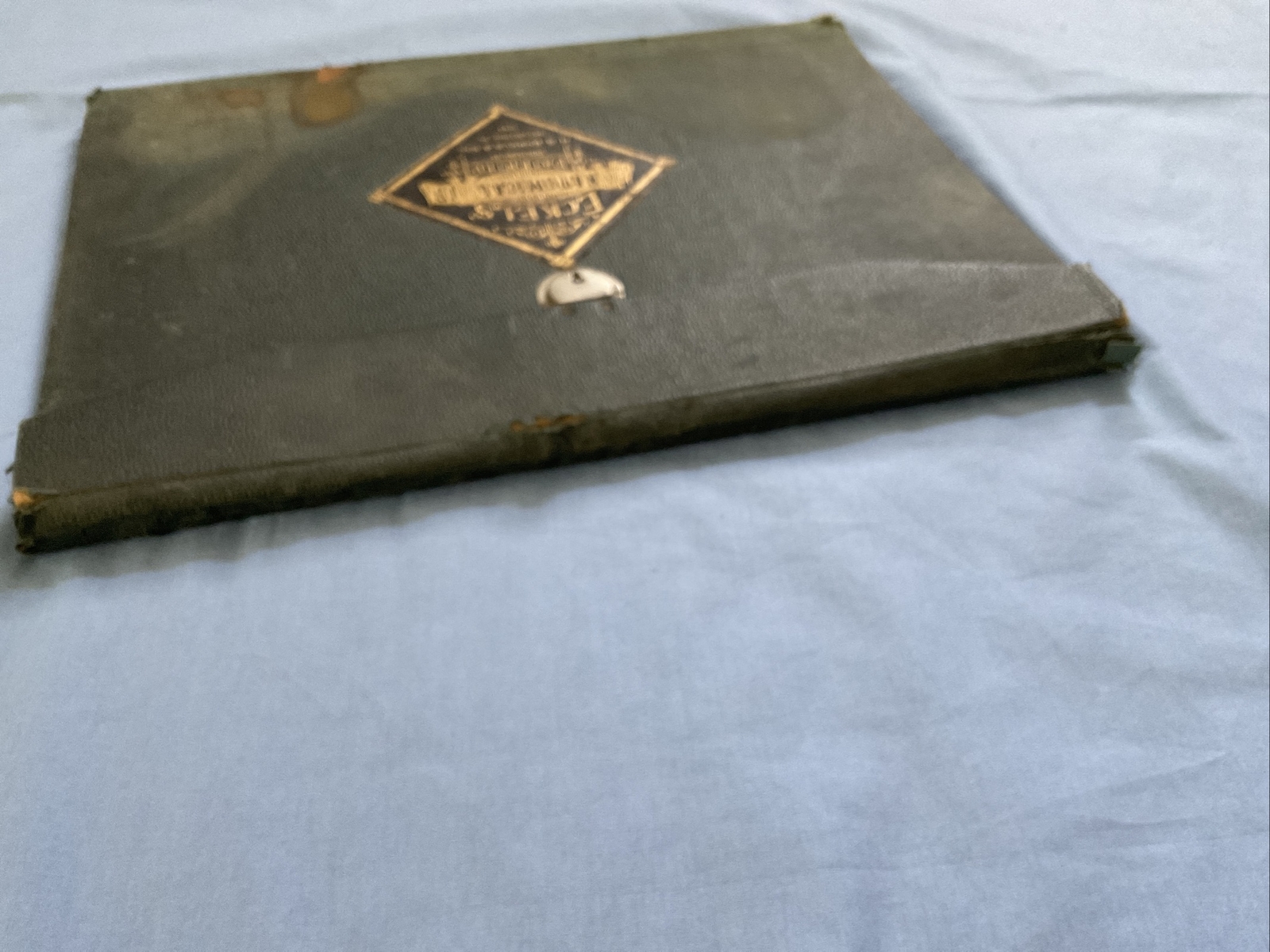 Antique Medical Anatomy Book Embalmer Anatomy Book Binder 1903