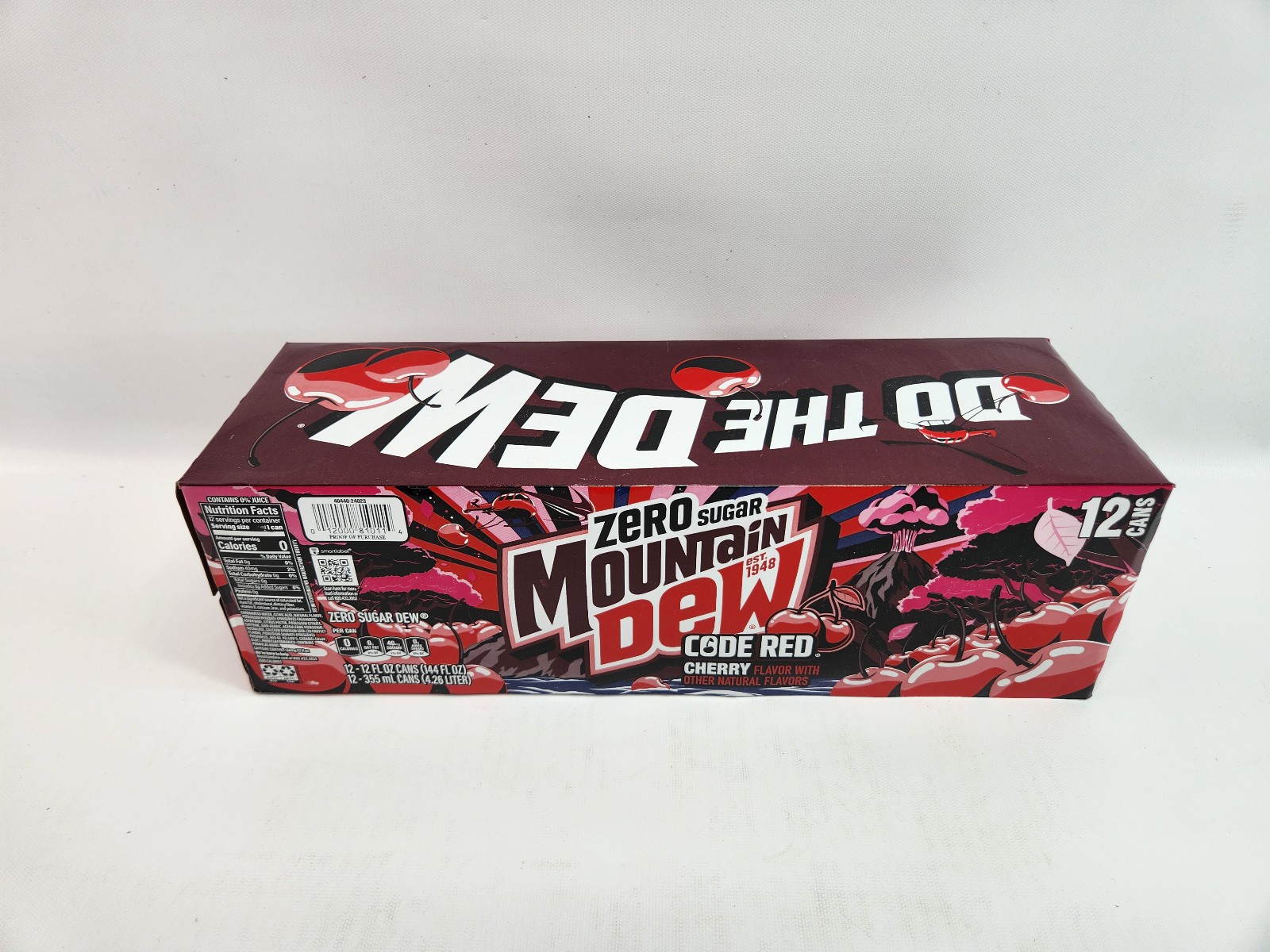 Zero Sugar Code Red Mountain Dew 12 Pack New Logo 12 Cans