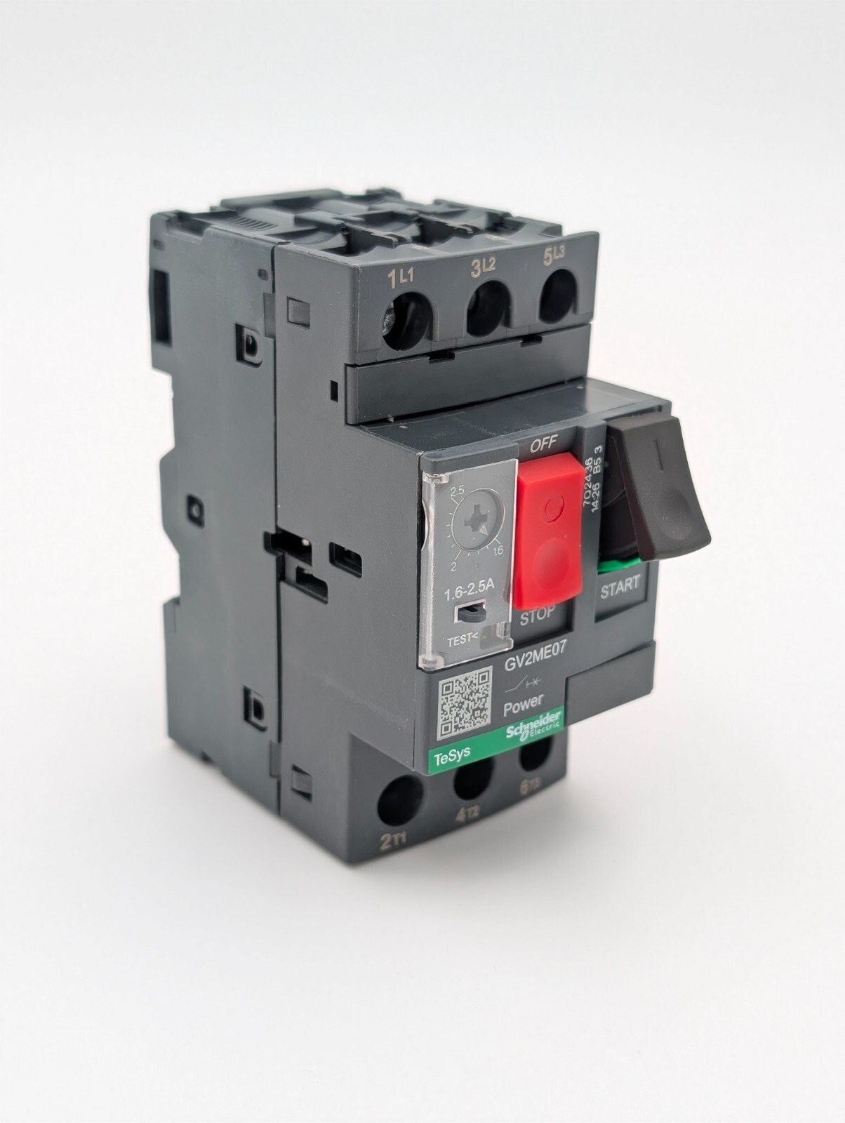 Schneider Electric GV2ME07 Manual Motor Circuit Breaker 3P 1.6 to 2.5A USA STOCK