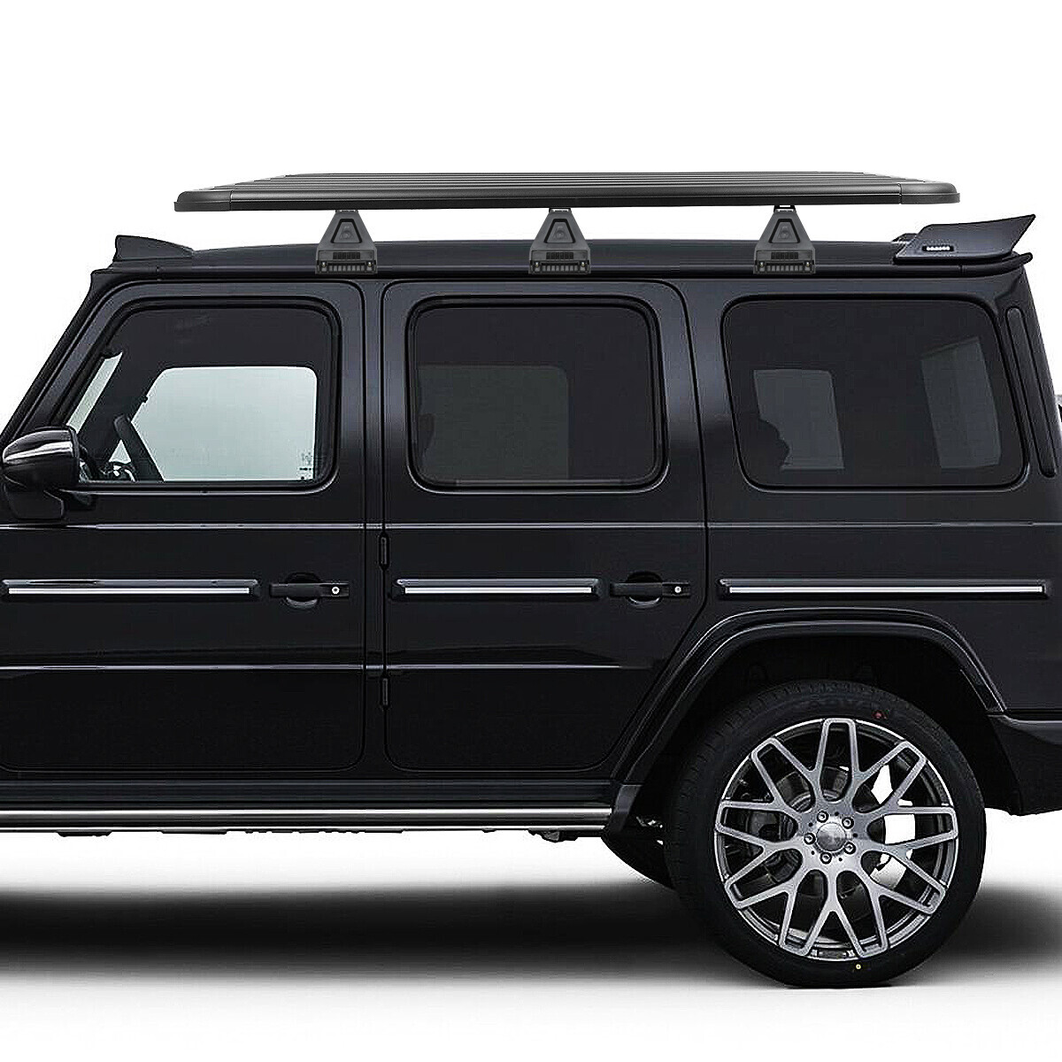 60"x 48"ALUMINUM ROOF RACK CAR/SUV TOP CARGO BAG/LUGGAGE CARRIER BASKET BLACK