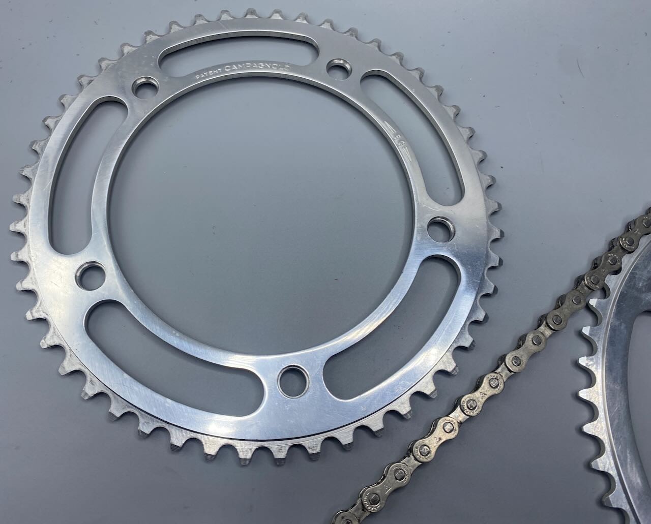 Campagnolo Pista Track Drivetrain NOS & Used 165 mm 1/8" wide