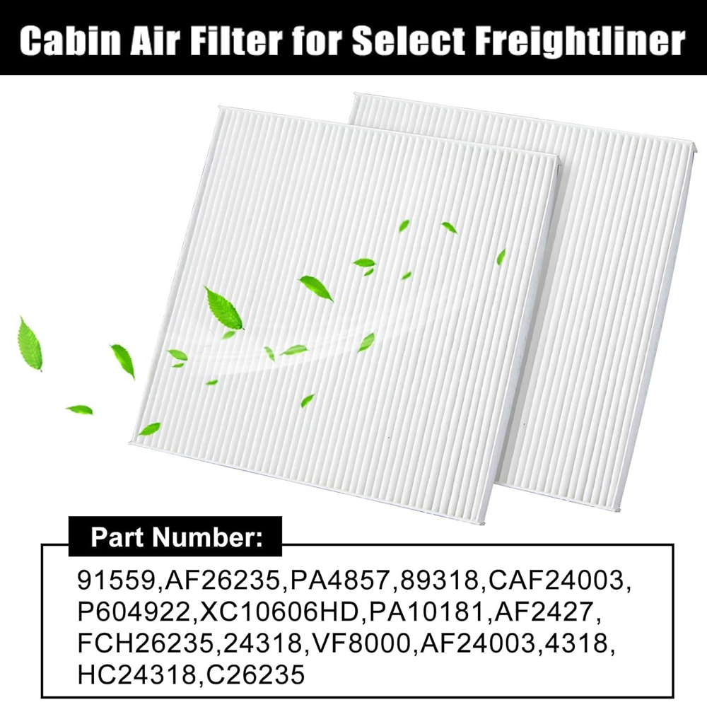 4 Pcs Cabin Air Filter For Freightliner Cascadia Columbia P609422 PA4857 AF2427