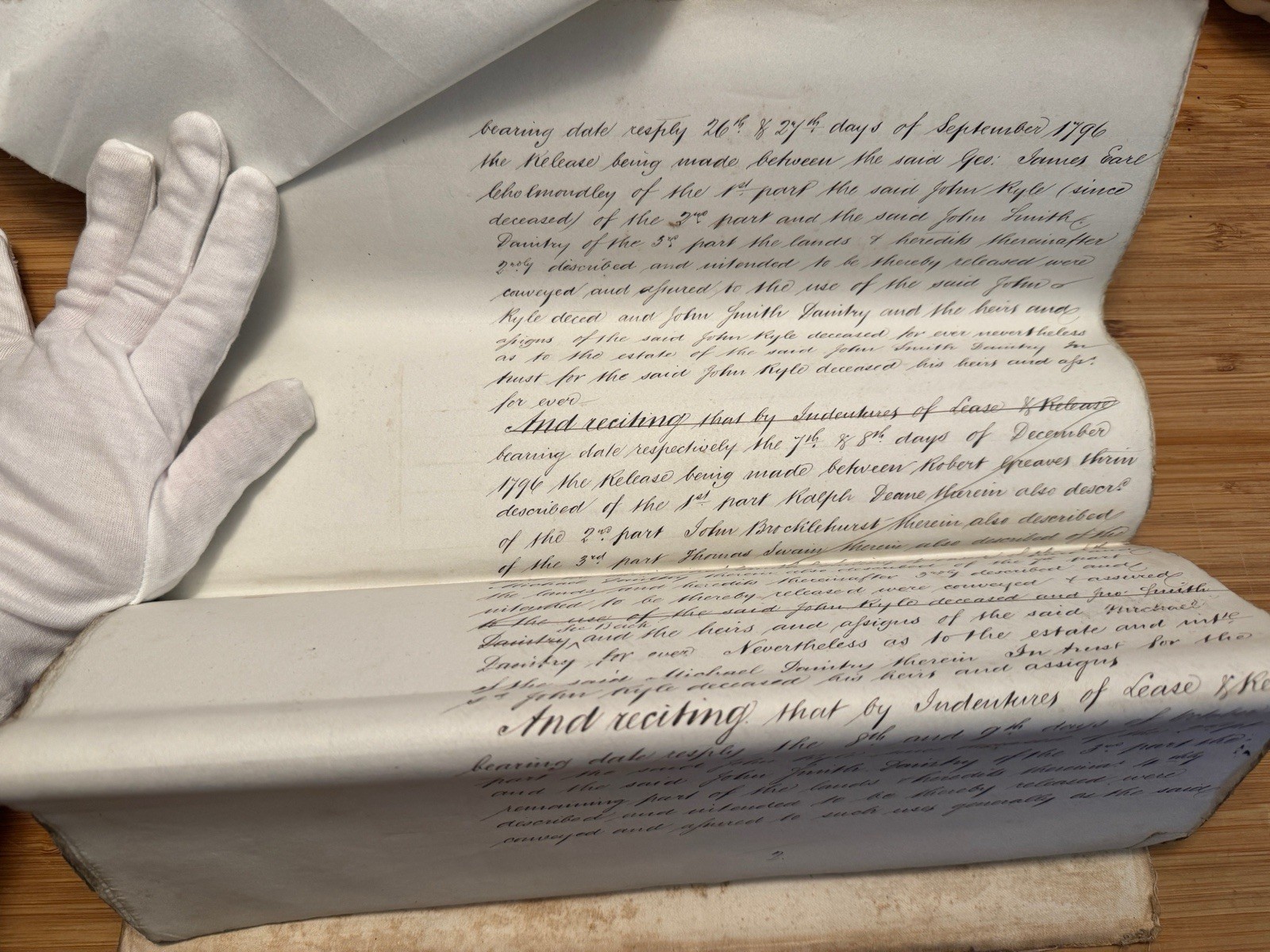 1867 Rare MASSIVE Vellum Abstract of Title Macclesfield Cheshire Manuscript 46pg