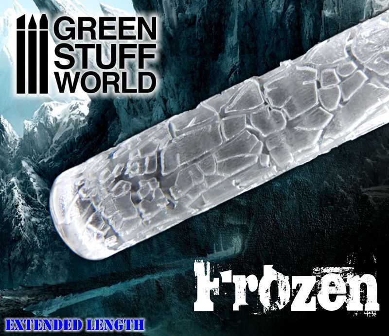 Frozen Drought Fields Texture Rolling Pin for Warhammer Bases