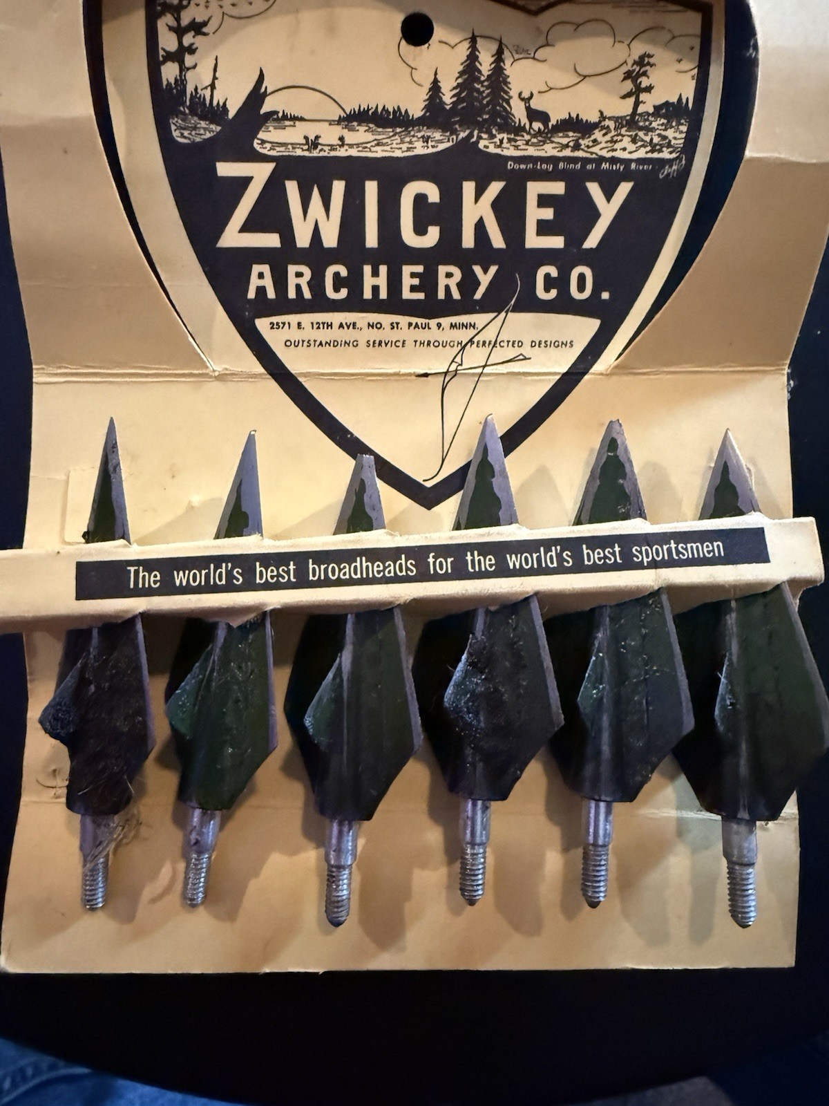 Zwickey Black Diamond Broad-heads Two Edge 11/32 Four Edge New Old Stock Rare 6