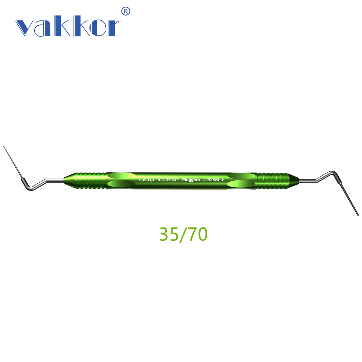 Vakker Dental Endo Condenser Gutta Percha Tips NITI Stainless Hand Plugger Set