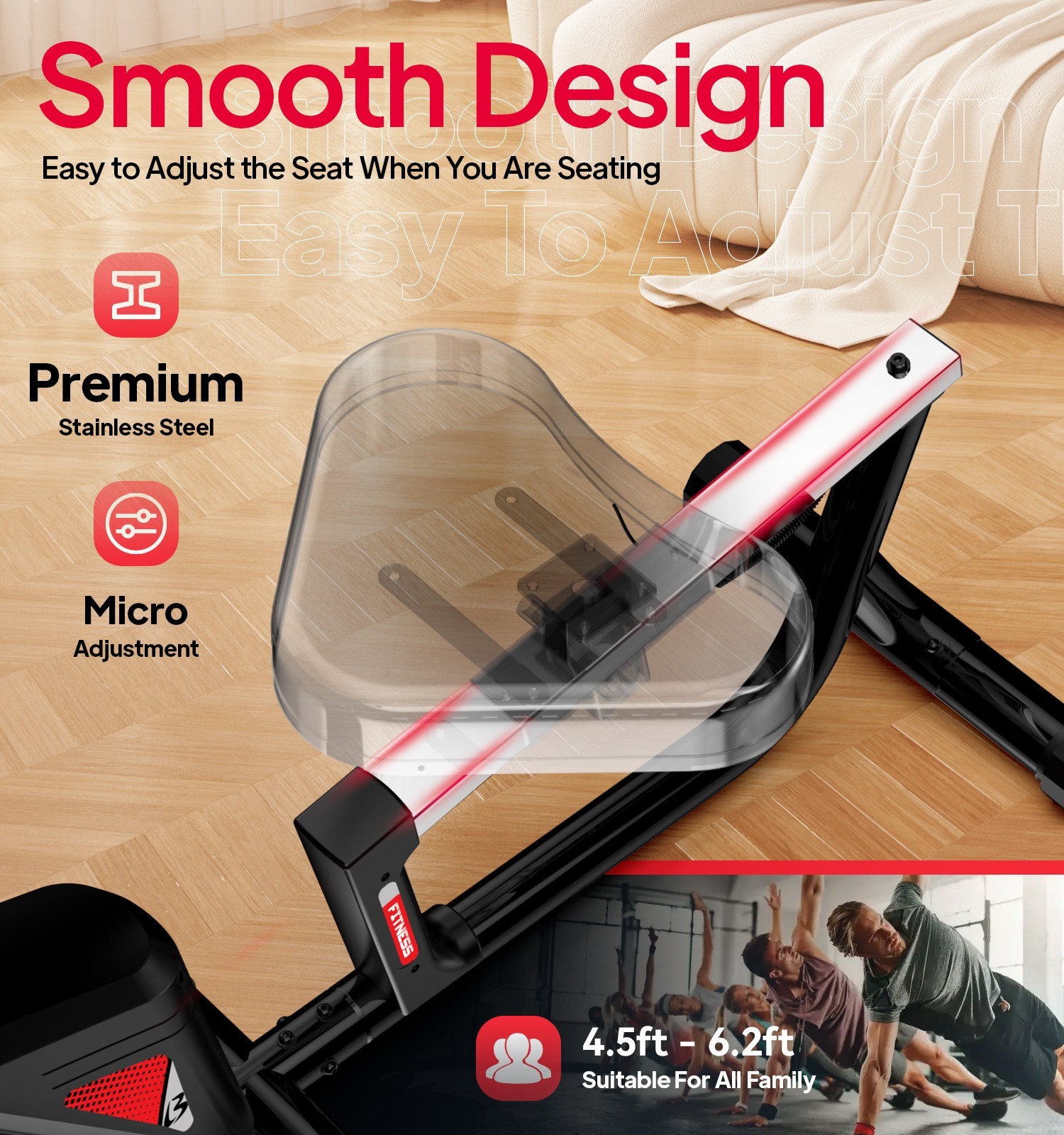 Indoor Recumbent Exercise Bike Stationary Bike Fitness Elliptical Exercise