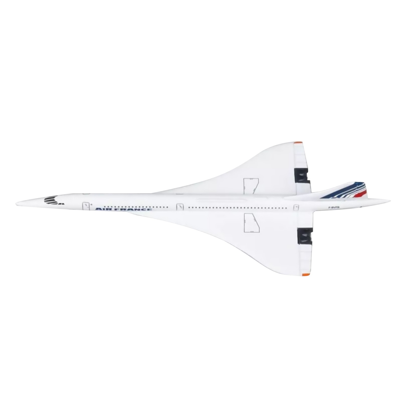 16cm Diecast Alloy Air France Concorde Plane Model 1:400 Scale Toy Collection