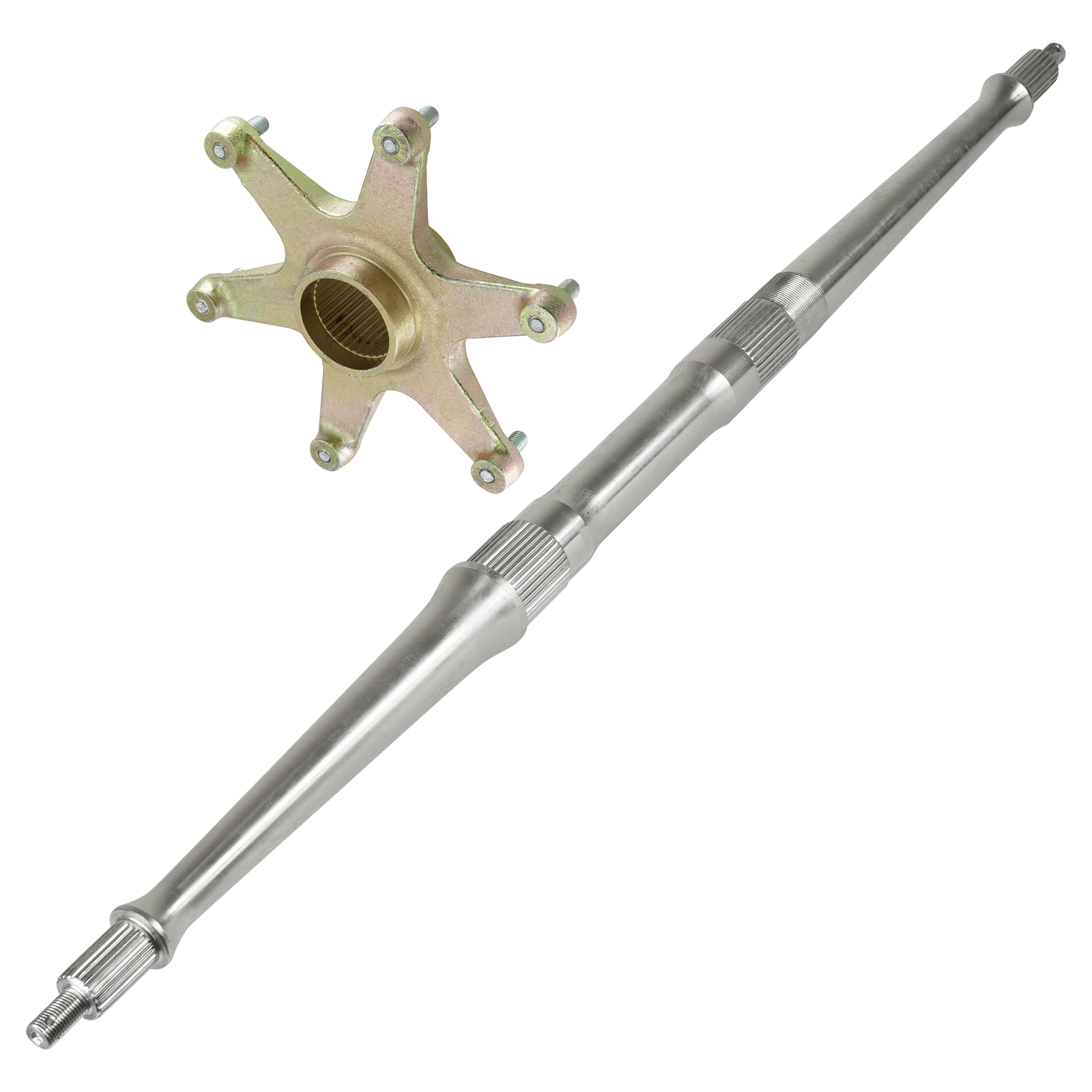 Rear Axle Shaft w/ Sprocket Axle Collar  for Yamaha Warrior 350 YFM350 1989-2004