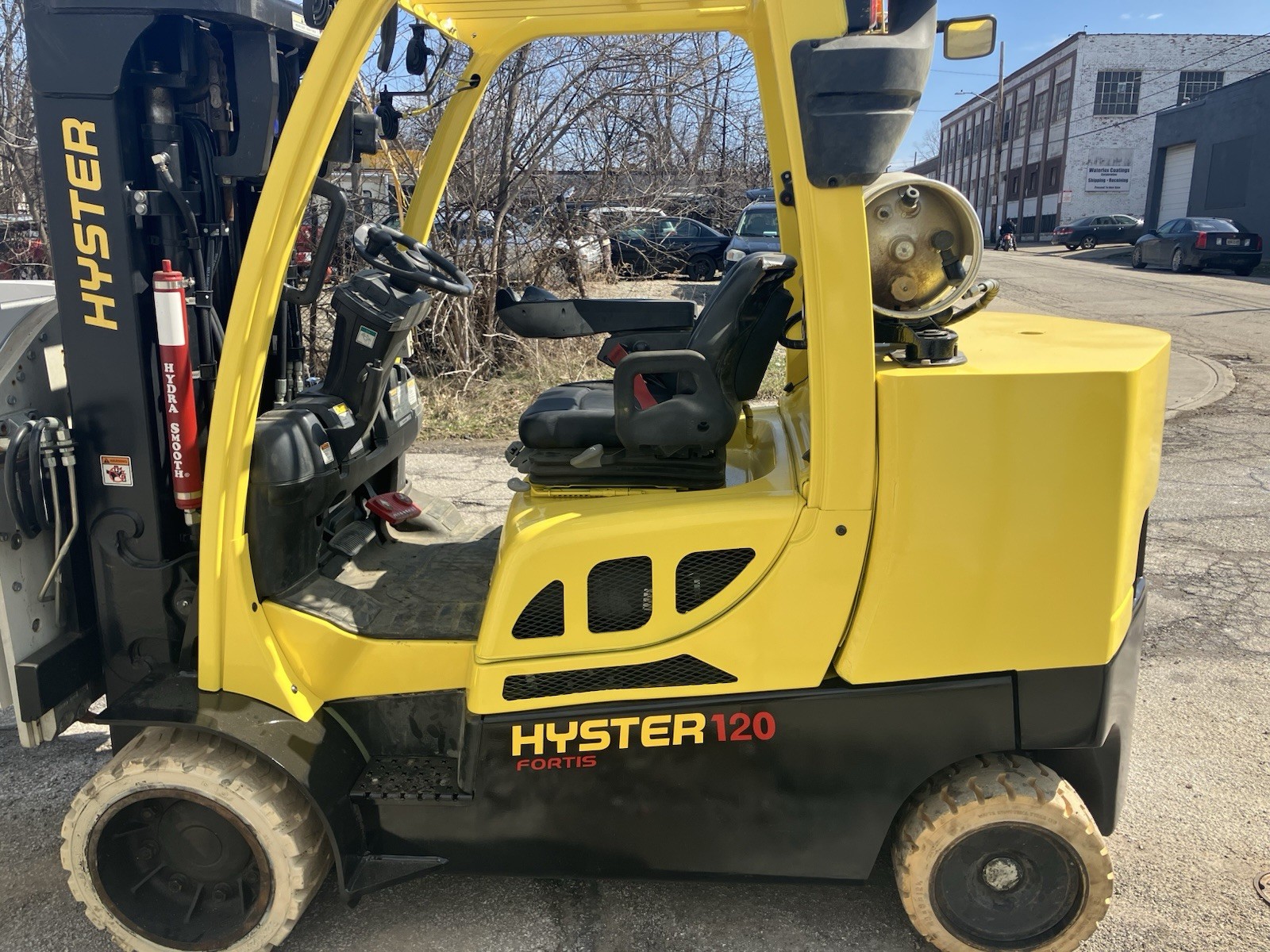 2022 Hyster S120FTPRS 12000lb Used Forklift Triple Mast Paper Roll Clamp