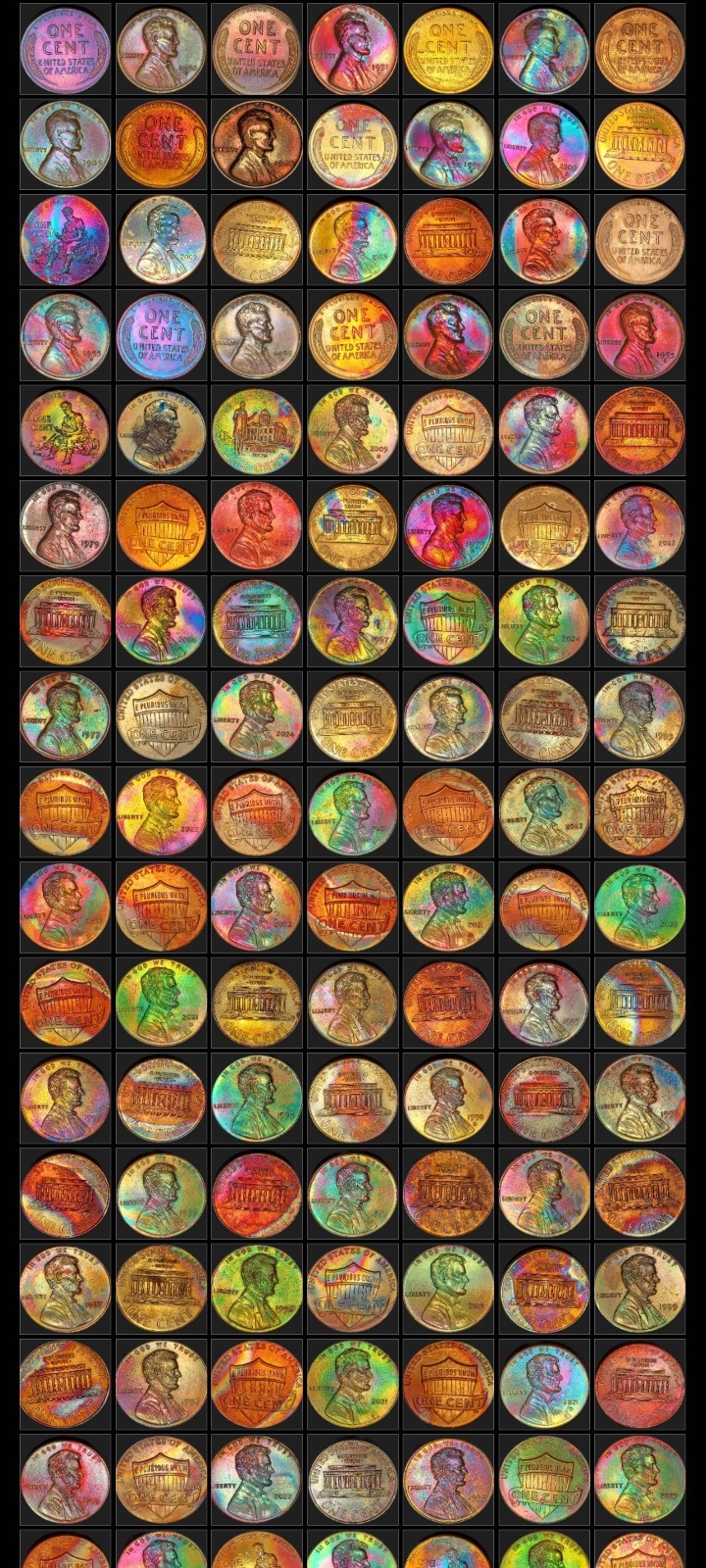 Rainbow🌈Toned Penny Easter Egg Fillers - Cancer Fund Raiser