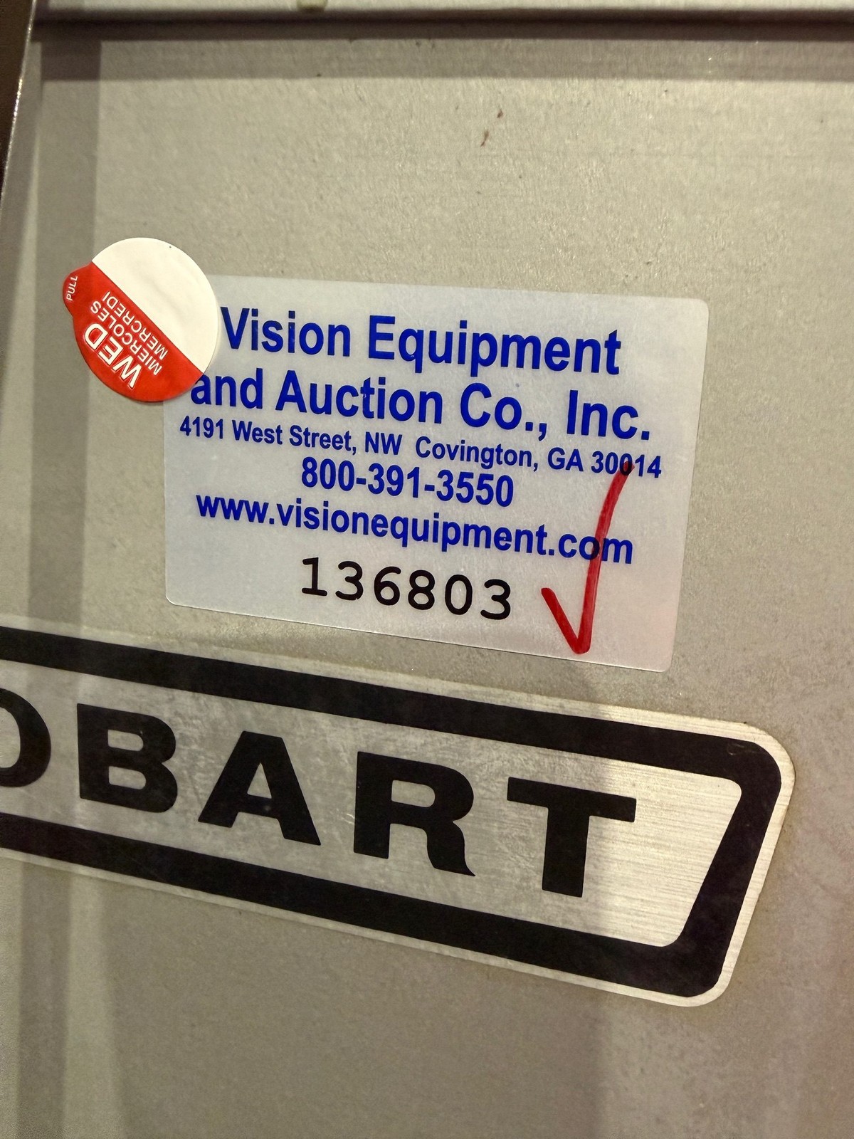 HOBART H600T COMMERCIAL 60 QT BAKERY DOUGH MIXER W/ WHISK ATTACHMENT ONLY