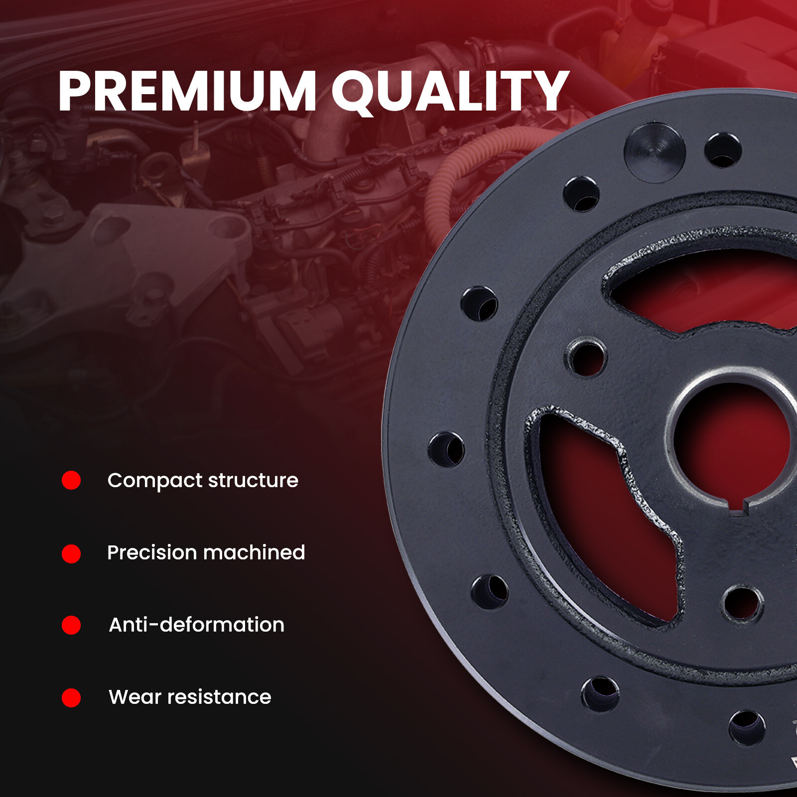 Engine Harmonic Balancer for 1969-1998 Chevrolet GMC Pontiac Oldsmobile 5.0 5.7L