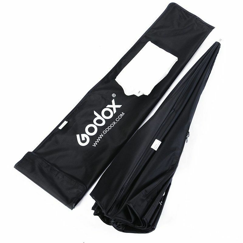 US Godox 80/120cm Umbrella Softbox+S-Type Bracket Stand For Rectangle Flash Head