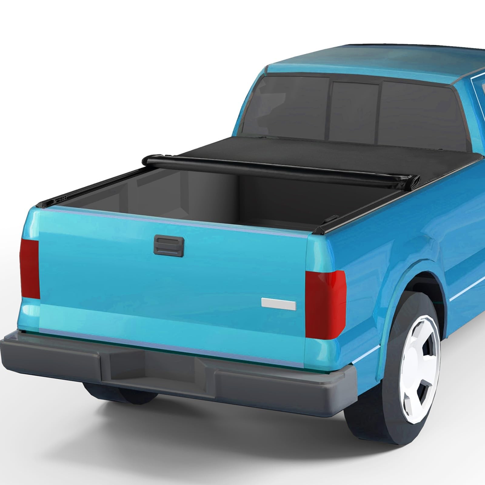 Soft Roll-up Tonneau Cover for 2002-2023 1500 2500 3500 6.4 Bed