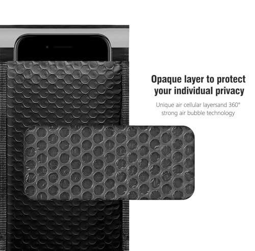 40 Pcs Black Bubble Mailers 4x8" Inches, 40 Pack Thick Padded Envelopes,