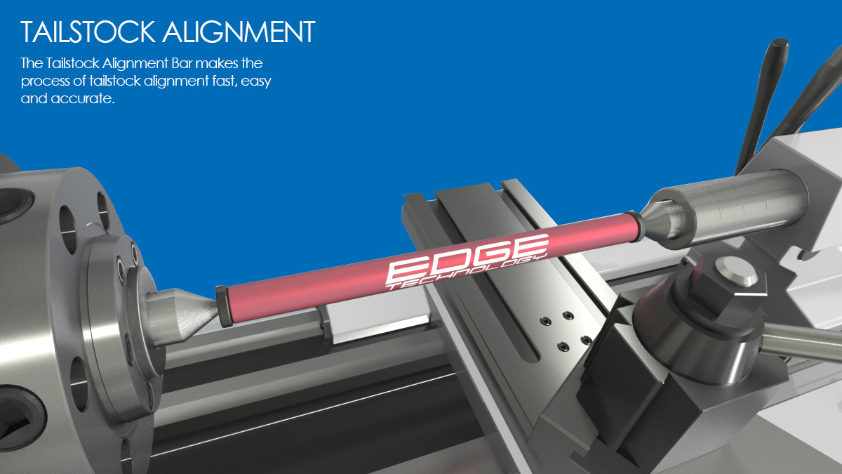 Tailstock Alignment Bar by Edge Technology Lathe Live Center Dead Center #27
