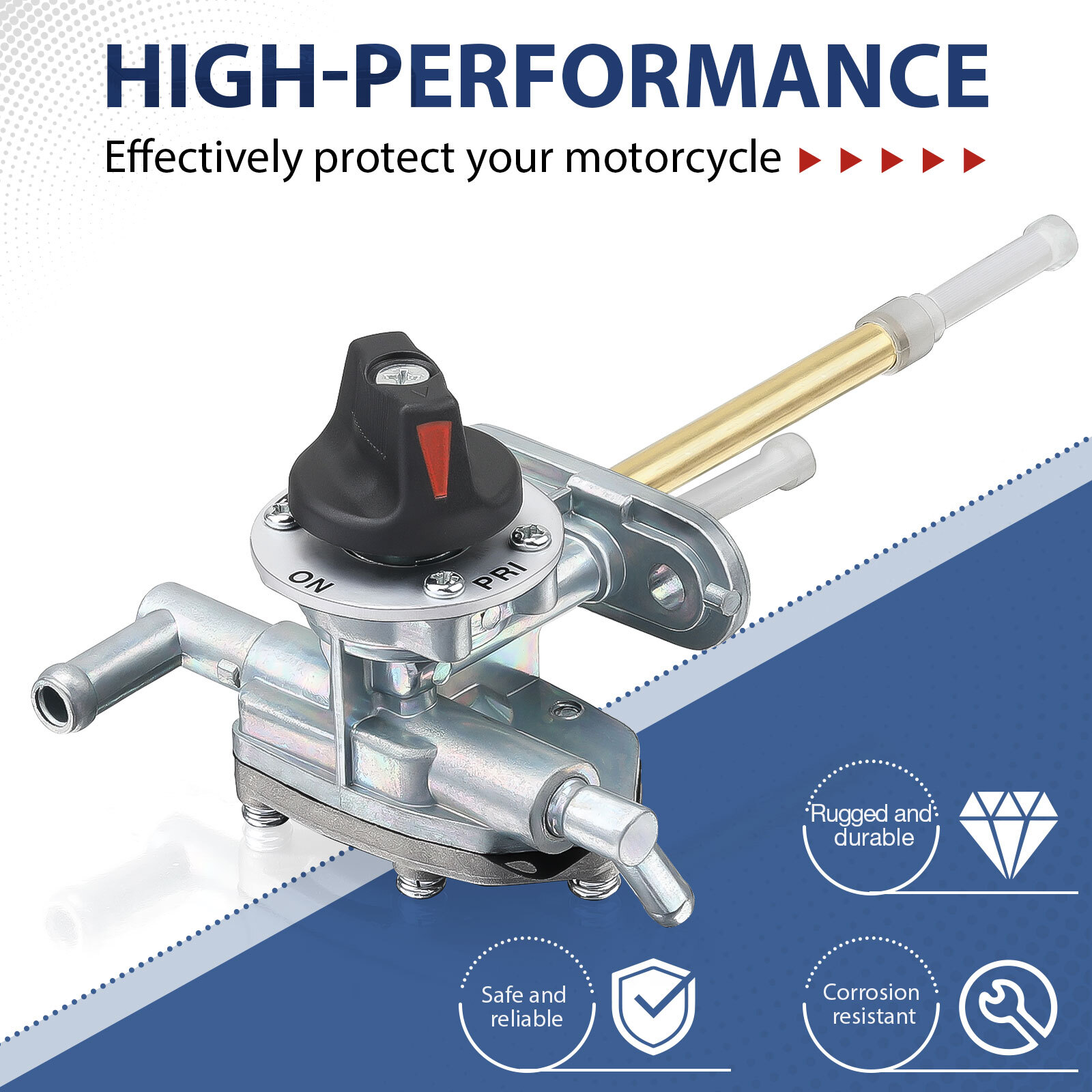 NEW 2002-2007 FOR SUZUKI EIGER LTA LTF 400 FUEL PETCOCK ON OFF VALVE 44300-38F03