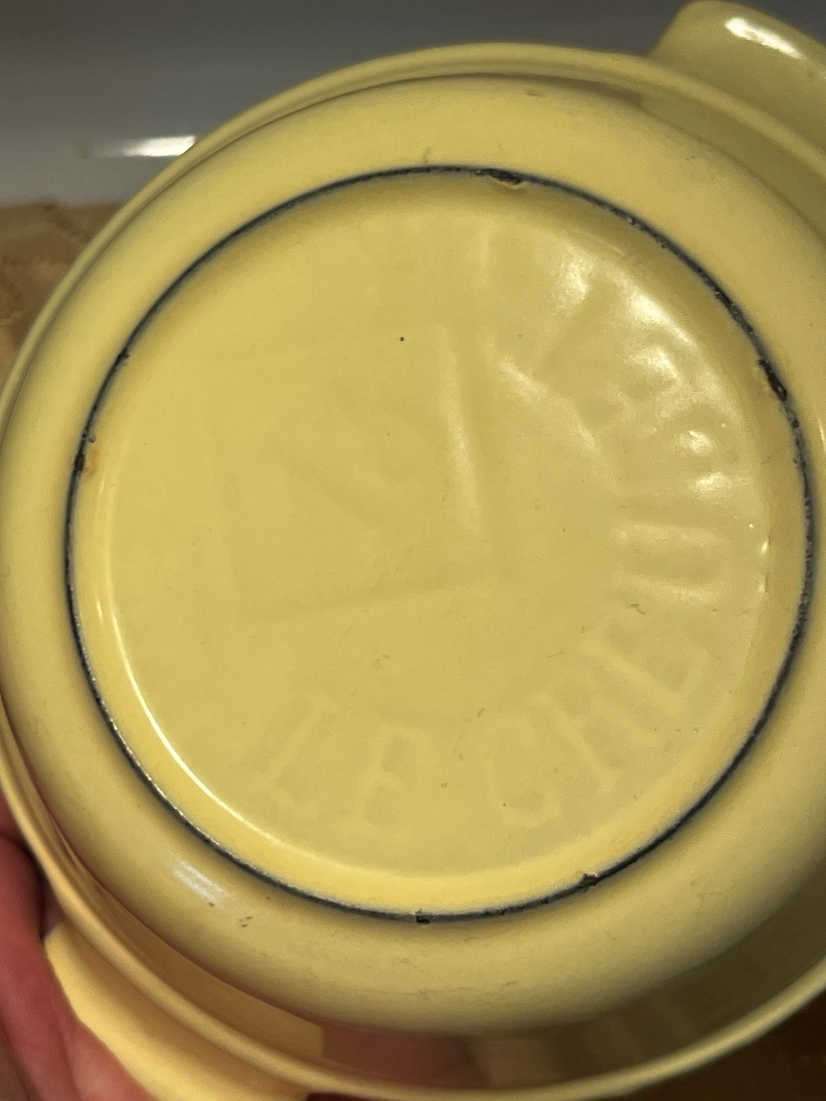 Le Creuset Enameled Cast Iron Yellow Casserole
