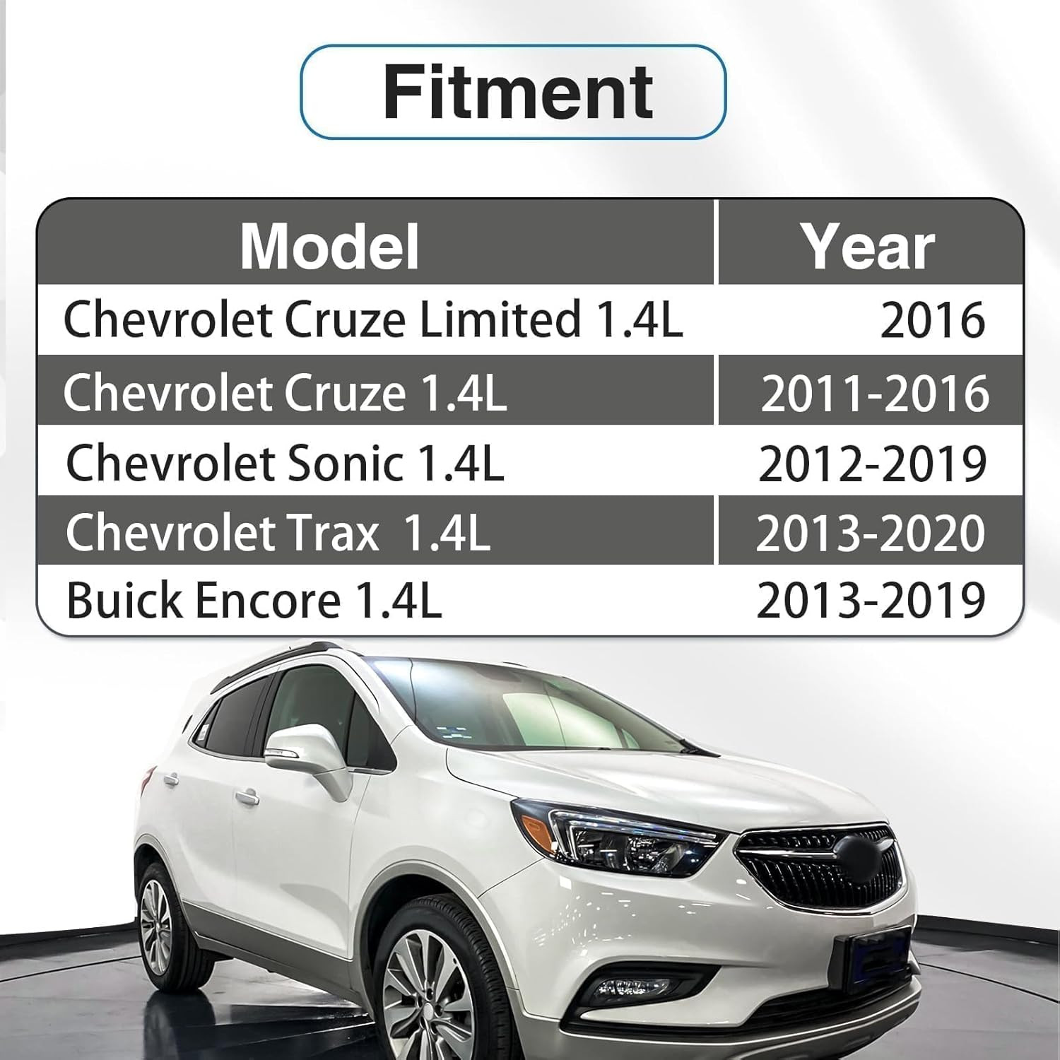 PCV Valve Tubing Hose with Bypass Valves Tube Compatible with Chevrolet Cruze 20