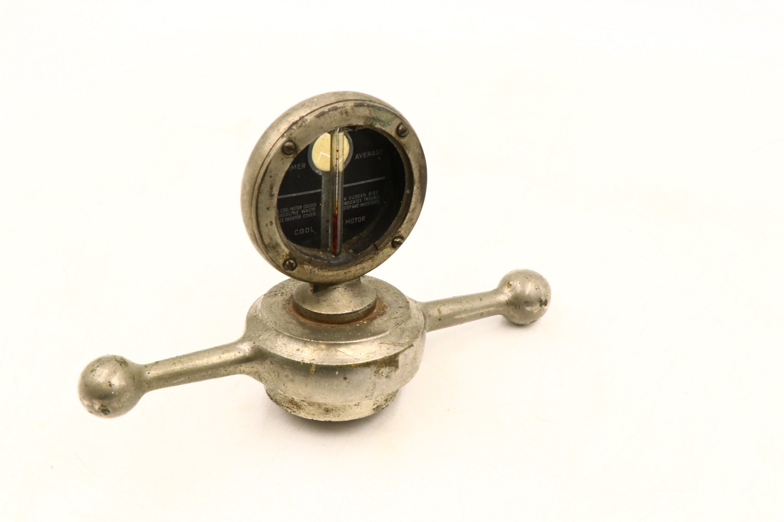 Antique Boyce MotoMeter Universal Model Dog Bone Radiator Cap Gauge Condition!!!
