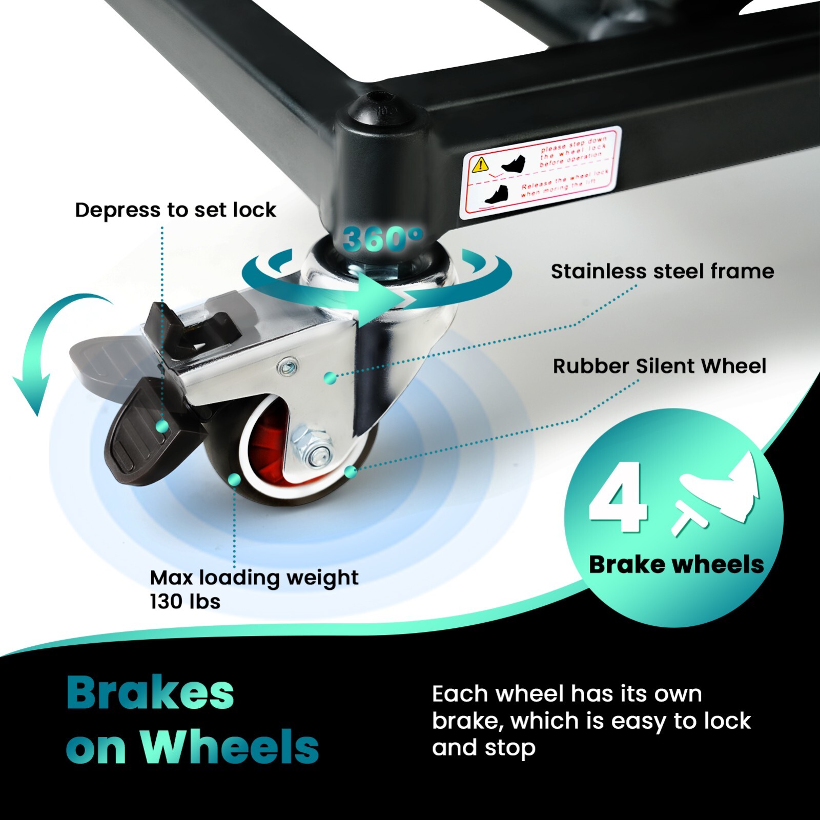 Only 29lbs Portable Electric Wheelchair Lift for Cars, Support 130lbs, Ease Move